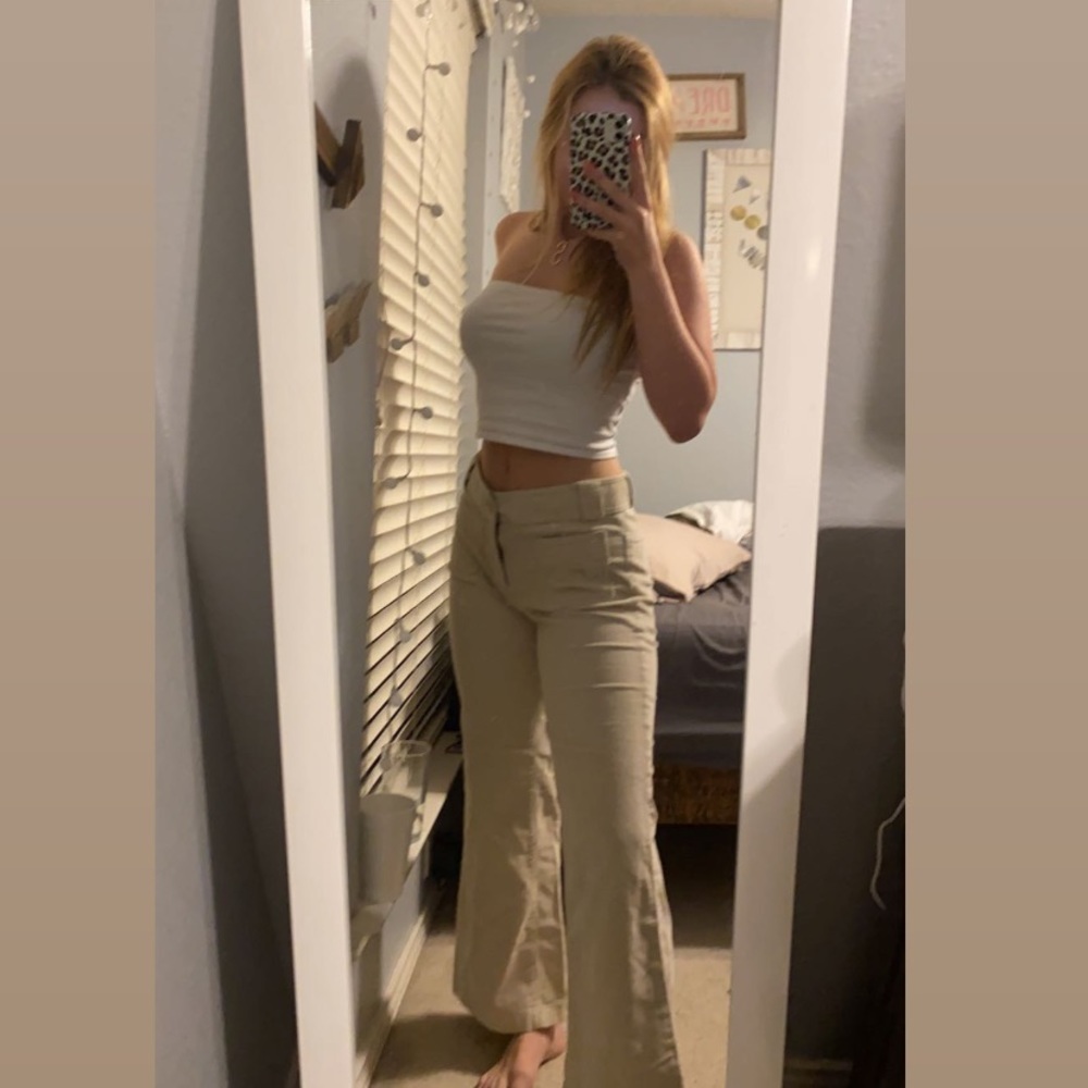cordoury beige banana republic pants